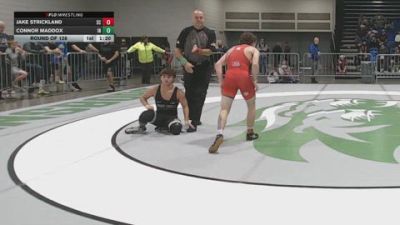 113 lbs Round Of 128 - Jake Strickland, SC vs Connor Maddox, IN