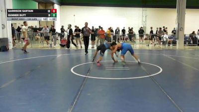 144 lbs Consi Of 32 #1 - Garrison Sartain, OK vs Gunner Butt, IN