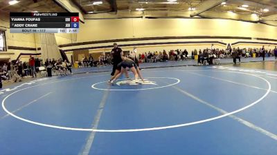 117 lbs Quarterfinal - Yianna Foufas, East Stroudsburg University vs Addy Crane, John Carroll University