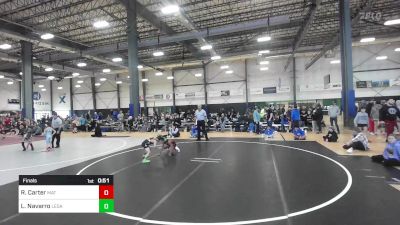 58 lbs Final - Roman Carter, Mat Demon WC vs Leo Navarro, Legacy Elite