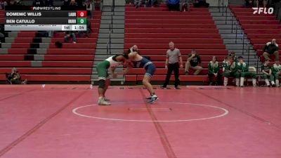 172 lbs Semifinal - Domenic Willis, Laurel vs Ben Catullo, Burrell