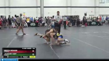 130 lbs Champ. Round 1 - Brock Weaver, Georgia vs Jackson Judy, Florida