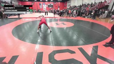 113 lbs Cons. Round 1 - Logan Dailing, Machesney Park (HARLEM) vs John Petty V, YORKVILLE (HS)