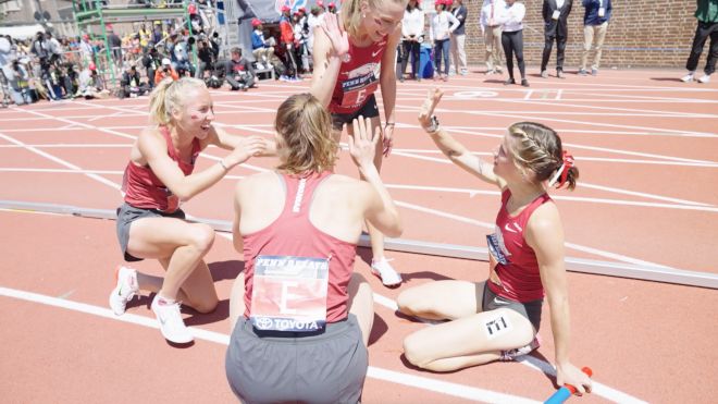 Behind The Scenes: Penn Relays Women's 4x1500m
