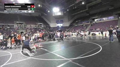 53 lbs Champ. Rd Of 16 - Josiah Guagliardo, Steel City Reloaded Wrestling Club vs Dante Romero, Duran Wrestling Club