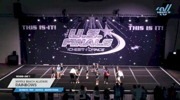 Myrtle Beach Allstars - Rainbows [2023 L1 Tiny - Novice - Restrictions Day 1] 2023 The U.S. Finals: Myrtle Beach