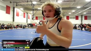 138 lbs Quarterfinal - Brnlyee Hall, Thunder Ridge vs Emma Stansell, Kuna