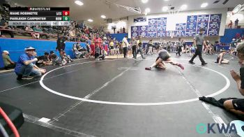 97-102 lbs Rr Rnd 3 - Riane Robinette, Little Axe Takedown Club vs Paisleigh Carpenter, Midwest City Bombers Youth Wrestling Club