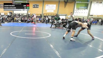 190 lbs Quarterfinal - Logan Holmes, Shawsheen vs Chase Catalano, Xavier