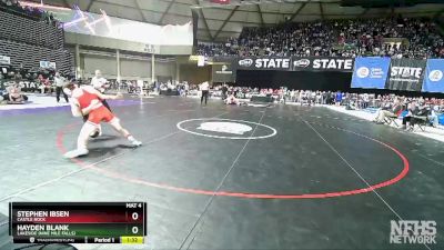 1A 160 lbs Quarterfinal - Hayden Blank, Lakeside (Nine Mile Falls) vs Stephen Ibsen, Castle Rock