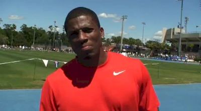 Ronnie Ash pulls upset over US record holder at 2012 Florida Relays