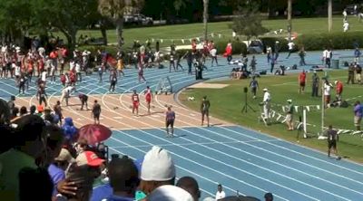 M 100 H01 (Demps 10.11 vs Hyman 10.14, 2012 Florida Relays)