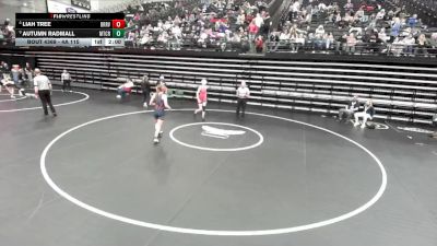 4A 115 lbs 5th Place Match - Liah Tree, Bear River vs Autumn Radmall, Mountain Crest