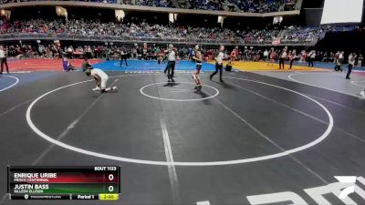 5A 113 lbs Quarterfinal - Enrique Uribe, Frisco Centennial vs Justin Bass, Killeen Ellison