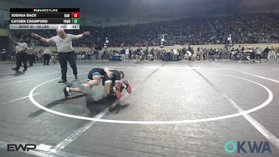 88 lbs Consi Of 16 #2 - Joshua Back, Raw Wrestling Club vs Cayden Crawford, Pawhuska Elks Takedown