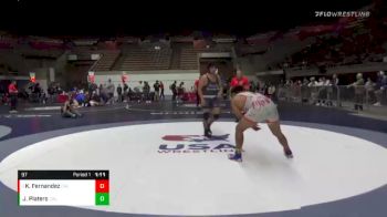 97 lbs Semifinal - Kevin Fernandez, California vs James Platero, California