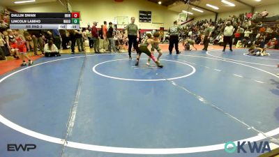90 lbs Rr Rnd 3 - Dallin Swan, IRONMEN Wrestling Club vs Lincoln Lamho, Wagoner Takedown Club