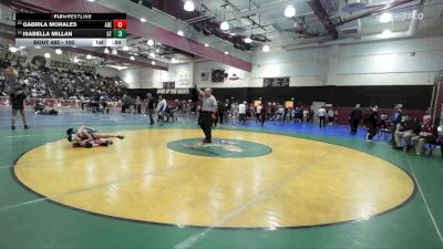 100 lbs Cons. Round 5 - Isabella Millan, Grand Terrace vs Gabrila Morales, Adelanto