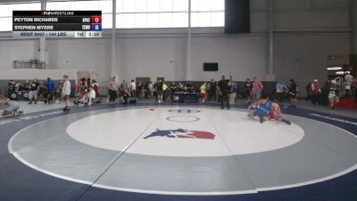 144 lbs Cons. Sub-semis - Peyton Richards, Spatola vs Stephen Myers, Team WV