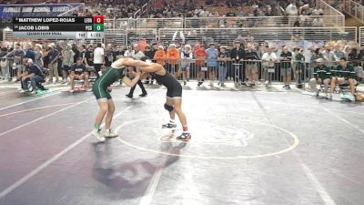 157 1A Quarterfinal - Jacob Lobis, Pine Crest vs Matthew Lopez-Rojas, Lemon Bay