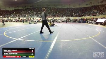 6A-150 lbs Semifinal - Mitchell Smith, Sand Springs vs Kael Voinovich, Stillwater