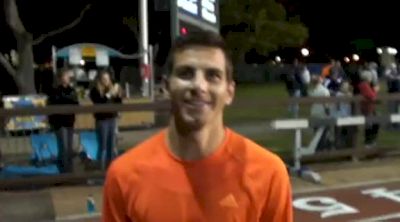 Charlie Serrano after the 5k at the 2012 Stanford Invitational