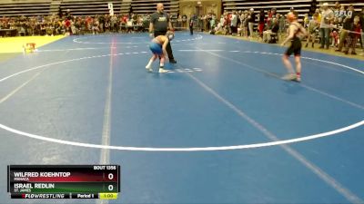 80 lbs Champ. Round 1 - Israel Redlin, St. James vs Wilfred Koehntop, MAHACA