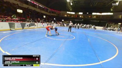 125 lbs Semifinal - Jaime Castillo, Blue Devils vs Khage Whitehead, Chain Wrestling