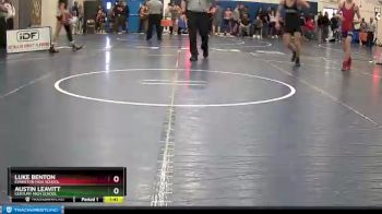 126 lbs Champ. Round 1 - Austin Leavitt, Century High School vs Luke Benton, Evanston High School