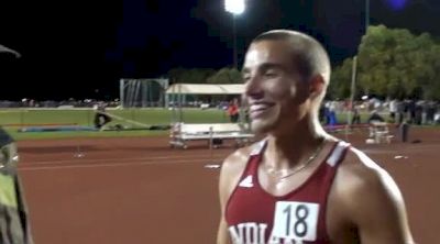 Zachary Mayhew after 5k at the 2012 Stanford Invitational