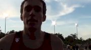 Chris Derrick (3.41) after big 1500 at the 2012 Stanford Invitational