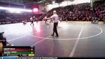 138 lbs 1st Place Match - Russell Evans, Boys 1A/2A vs Austin Kelly, Boys 5A