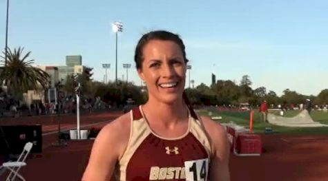 Caroline King wins sec 2 1500 in 4:20 at 2012 Stanford Invitational