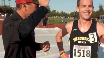 Tomas Cotter (8:51) wins steeple 2nd section at the 2012 Stanford Invitational