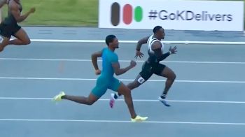 Ferdinand Omanyala Upsets Fred Kerley In 100m Race