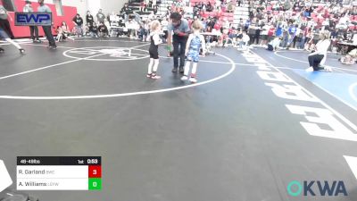 46-49 lbs Rr Rnd 1 - Reagan Garland, Berryhill Wrestling Club vs Ashtyn Williams, Locust Grove Youth Wrestling