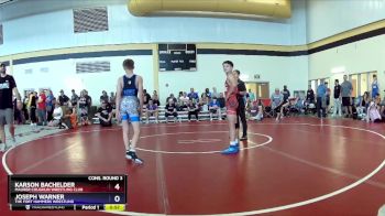 100 lbs Cons. Round 3 - Karson Bachelder, Maurer Coughlin Wrestling Club vs Joseph Warner, The Fort Hammers Wrestling