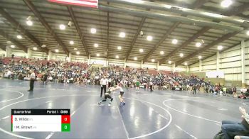 80 lbs Quarterfinal - Mason Brown, Wasatch Wrestling Club vs Devin Wilde, Westlake