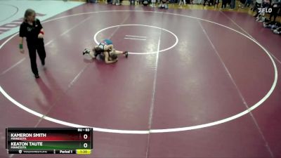 83 lbs Round 1 - Kameron Smith, Minnesota vs Keaton Taute, Minnesota