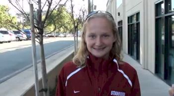 Kathy Kroeger talks about running healthy and moving up in the NCAA ranks