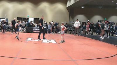 70 lbs Champ. Round 2 - Jacob Tonitis vs Wylee Ditzler, Savage Wrestling Academy