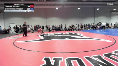 65 lbs Cons. Round 6 - Hunter Stevens, Sarbacker Wrestling Academy vs Christopher Arreola, Esperanza High School Wrestling