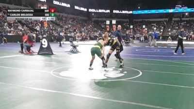 120 lbs Round Of 64 - Raymond Carbajal, Santa Fe (SS) vs Carlos Melgoza, Kingsburg (CS)