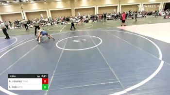 113 lbs Consi Of 8 #1 - Adrian Jimenez, Team Thunder vs Evan Soliz, Aztec WC