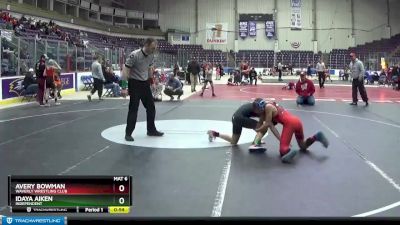 96/101 Round 3 - Avery Bowman, Waverly Wrestling Club vs Idaya Aiken, Independent