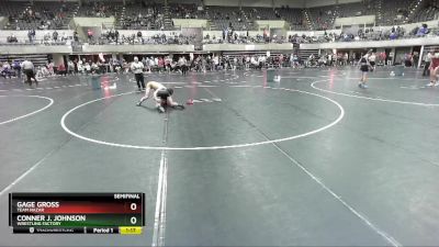 136 lbs Semifinal - Gage Gross, Team Nazar vs Conner J. Johnson, Wrestling Factory