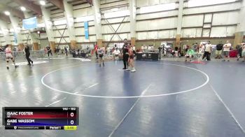 102 lbs Cons. Round 4 - Isaac Foster, WI vs Gabe Wassom, KS