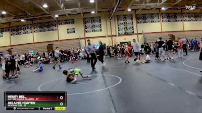 60 lbs Quarterfinal - Delainie Nguyen, Headhunters vs Henry Bell, All I See Is Gold Academy