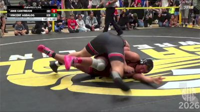 250 lbs 1st Place Match - Vincent Agbalog, Daniel Cormier Wrestling vs Jake Castrejon, Springview Middle School