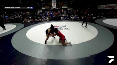 170 lbs Keira Jones, CMWA - Coastal Mountain Wrestling Association vs Isabella Chavarin, IEWA - Inland Empire Wrestling Association